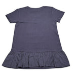 Boboli T-Shirt Girocollo tinta unita con Paillettes Blu per Bambina TSHBBL BLU BOBOLI 