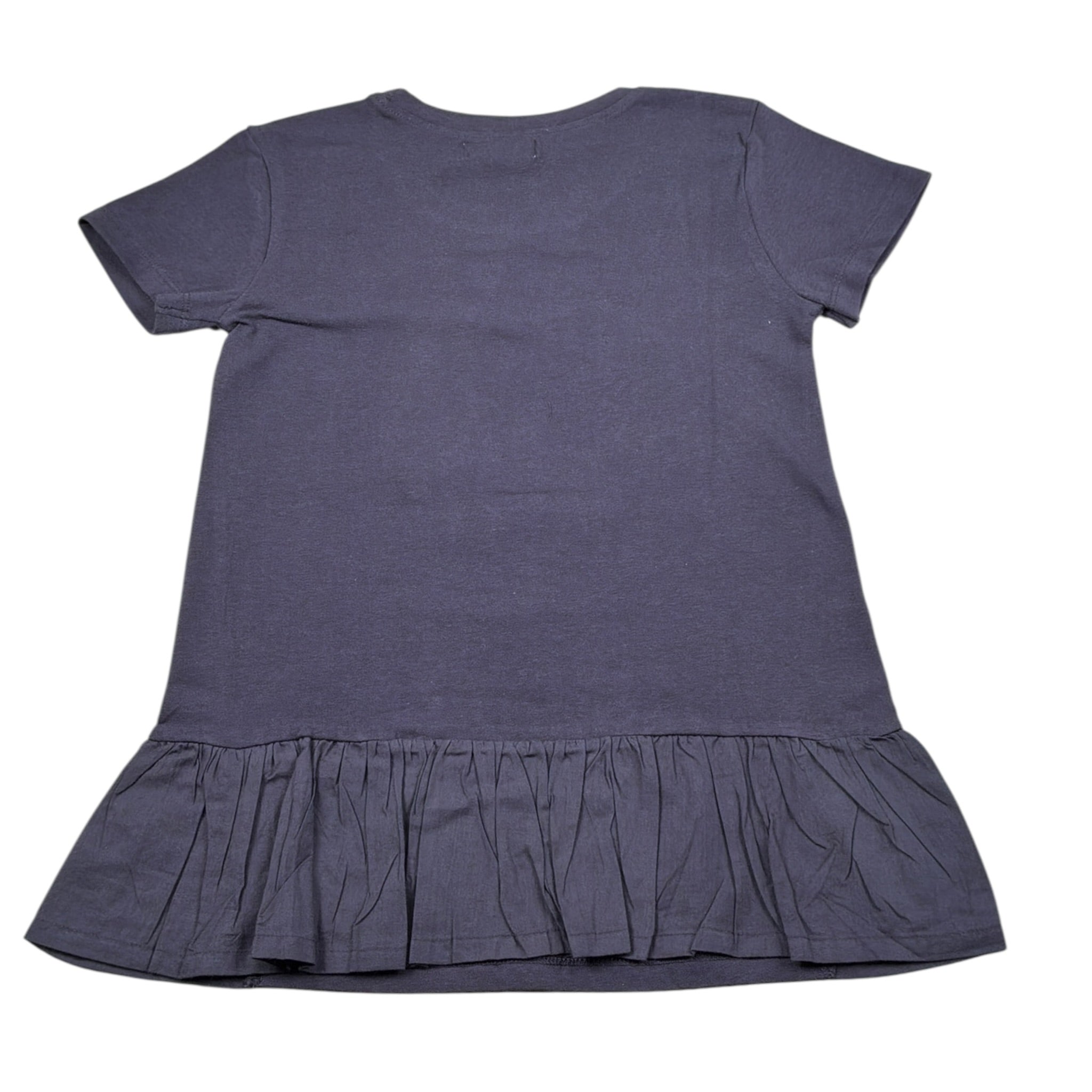 Boboli T-Shirt Girocollo tinta unita con Paillettes Blu per Bambina TSHBBL BLU BOBOLI 