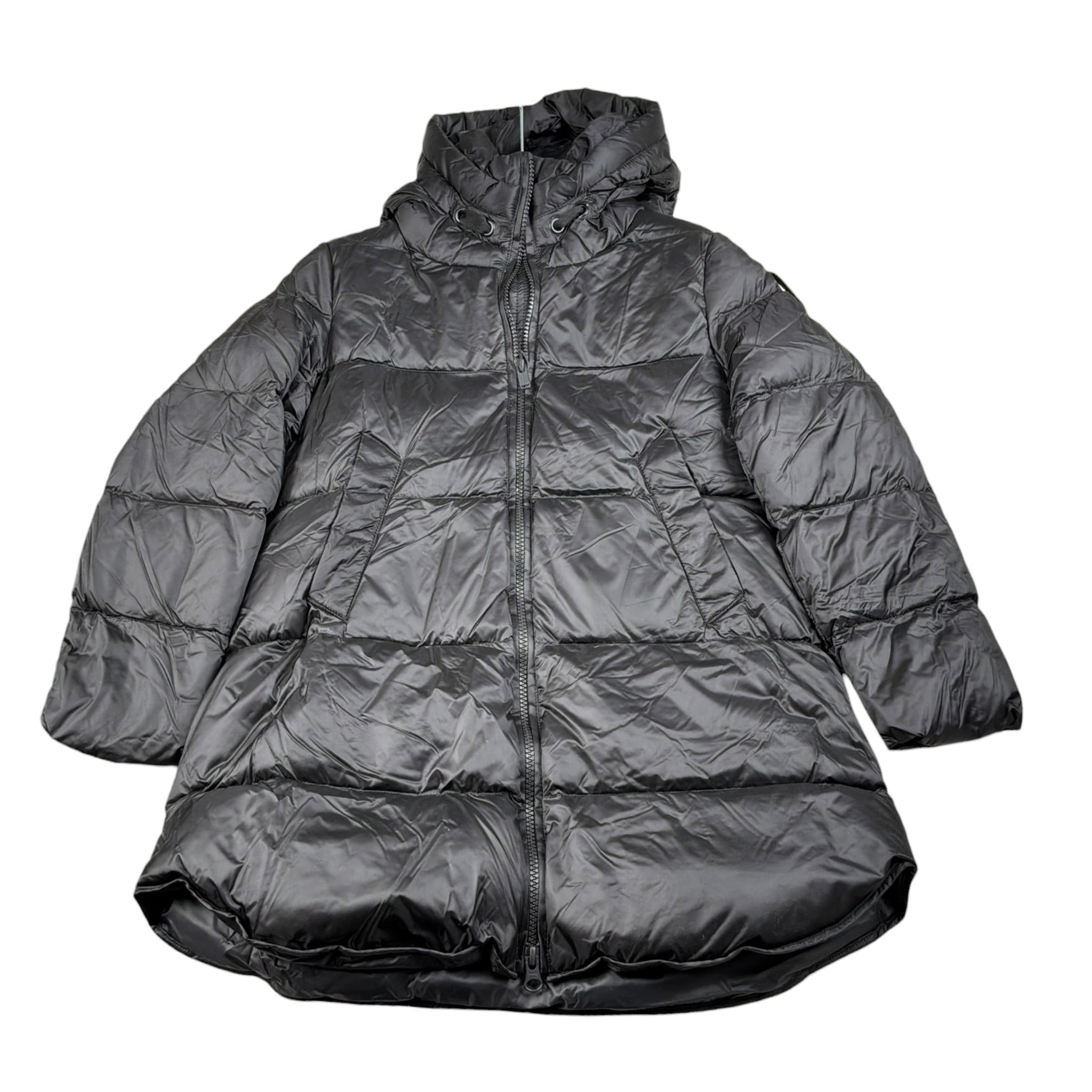 Bomboogie Giubbino tinta unita con Cappuccio Nero per Bambina GC6630 NERO BOMBOOGIE 