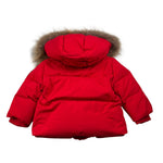 Bomboogie Giubbino tinta unita con Cappuccio Rosso per Neonato JB130VT ROSSO BOMBOOGIE 