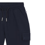 Boss Pantalone tinta unita con Elastico In Vita Blu per Bambino J52295X BLU BOSS 