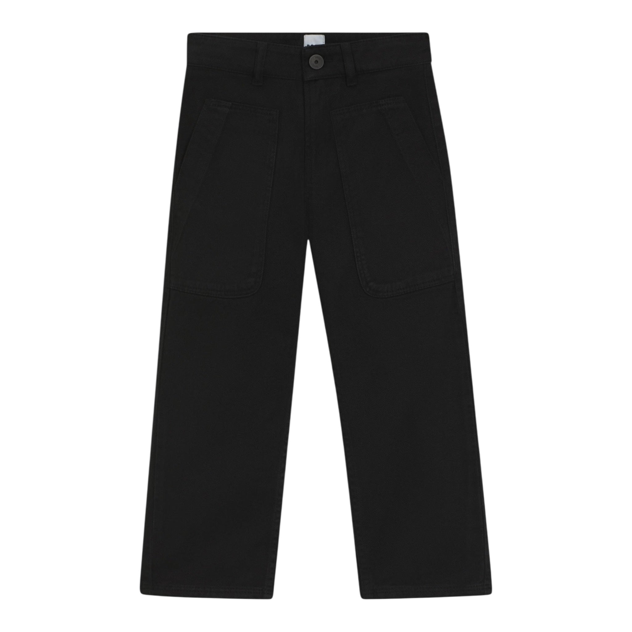 Boss Pantalone tinta unita con Girovita Regolabile Nero per Bambino J52300 NERO BOSS 