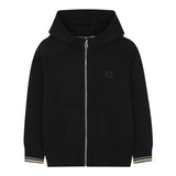 Boss Maglia tinta unita con Zip E Cappuccio Blu per Bambino J52309 BLU BOSS 