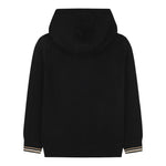 Boss Maglia tinta unita con Zip E Cappuccio Blu per Bambino J52309 BLU BOSS 