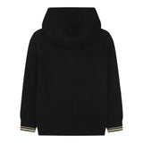 Boss Maglia tinta unita con Zip E Cappuccio Blu per Bambino J52309 BLU BOSS 