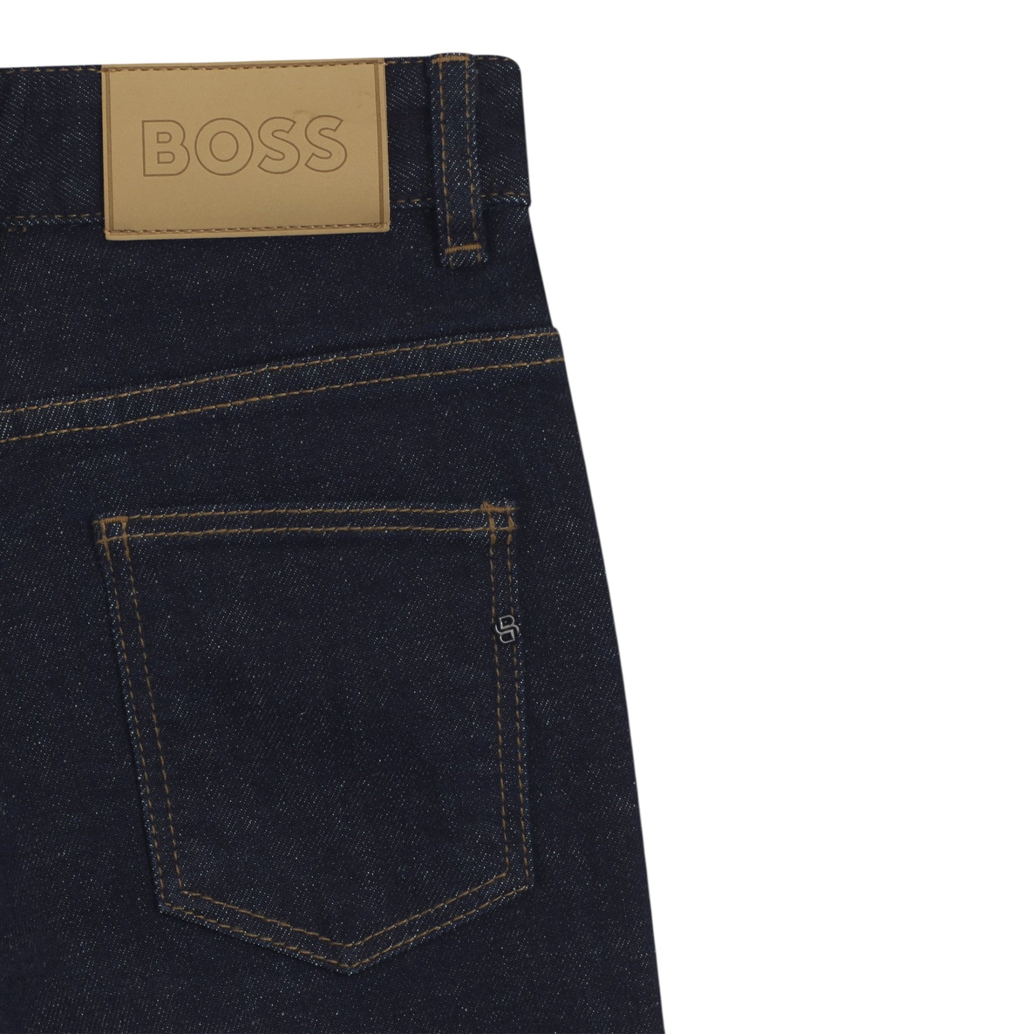 Boss Jeans tinta unita con Girovita Regolabile Blu per Bambino J52311 BLU BOSS 