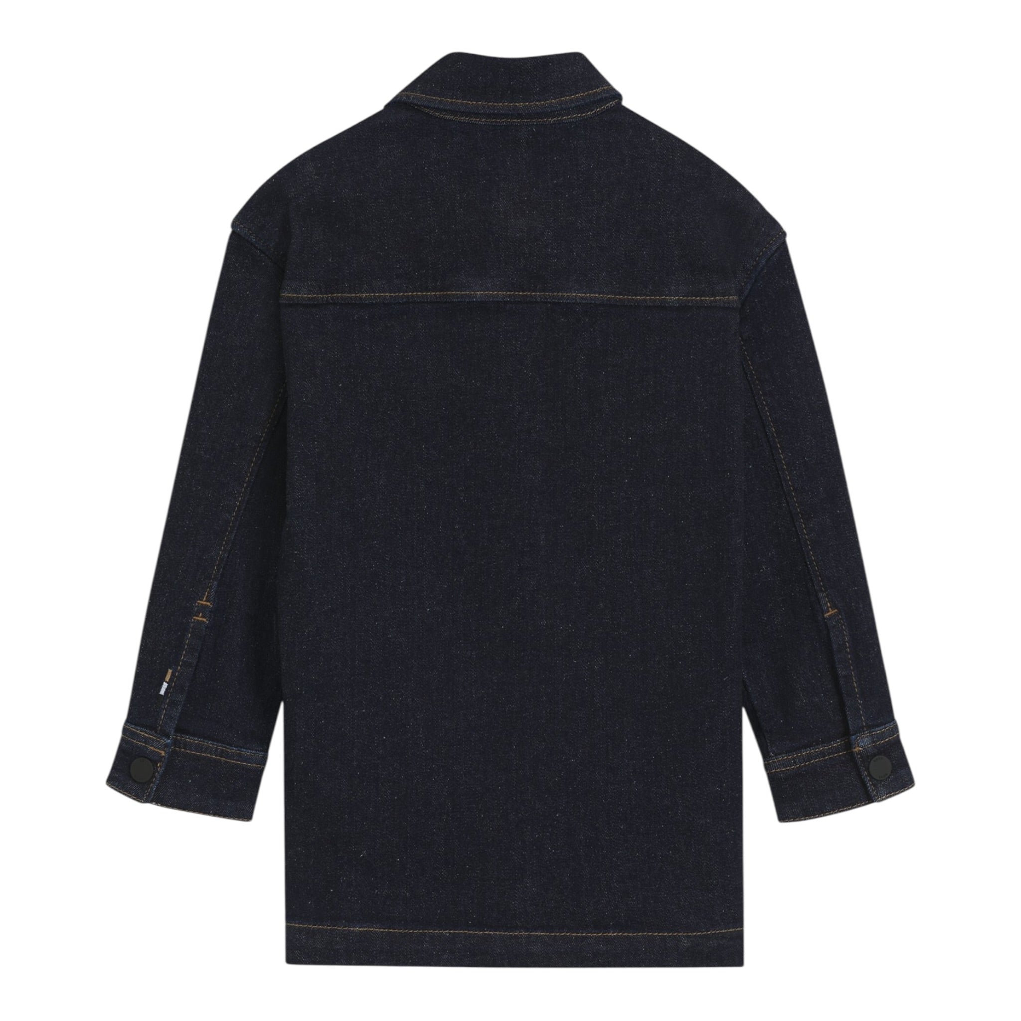 Boss Camicia In Denim tinta unita Blu per Bambino J52316 BLU BOSS 