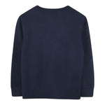 Boss Maglia Girocollo tinta unita con Stampa Blu per Bambino J52338 BLU BOSS 