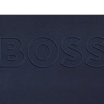 Boss Maglia Girocollo tinta unita con Stampa Blu per Bambino J52338 BLU BOSS 