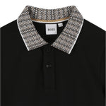Boss Polo tinta unita con Colletto In Contrasto Nero per Bambino J52341 NERO BOSS 