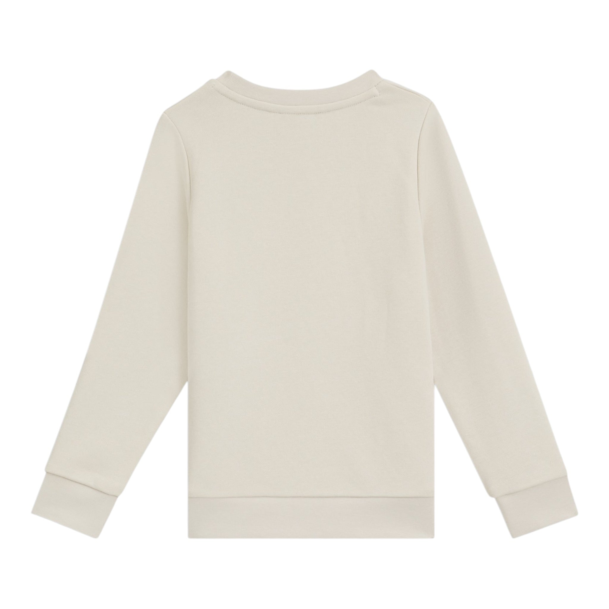 Boss Felpa tinta unita con Stampa Beige per Bambino J52348 BEIGE BOSS 
