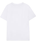 Boss T-Shirt tinta unita Girocollo con Stampa Bianco per Bambino J52366 BIANCO BOSS 