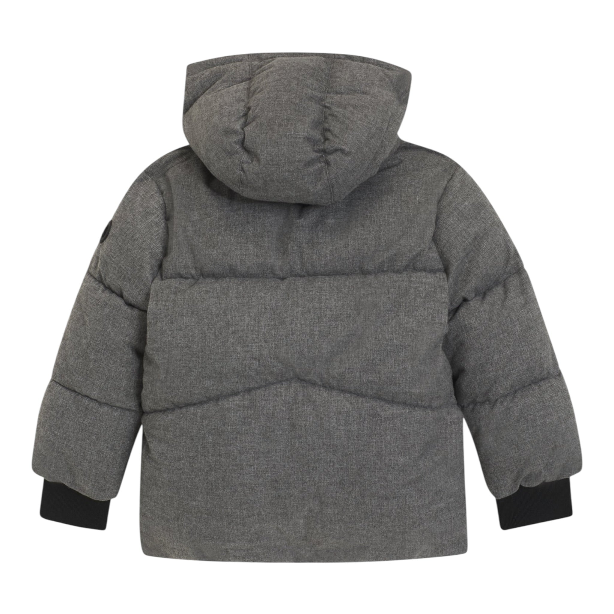 Boss Giubbino tinta unita con Zip E Cappuccio Grigio per Bambino J52394 GRIGIO BOSS 