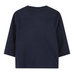 Boss Shirt tinta unita con Logo Blu per Neonato J52463 BLU BOSS 