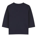 Boss Shirt tinta unita con Logo Blu per Neonato J52469 BLU BOSS 