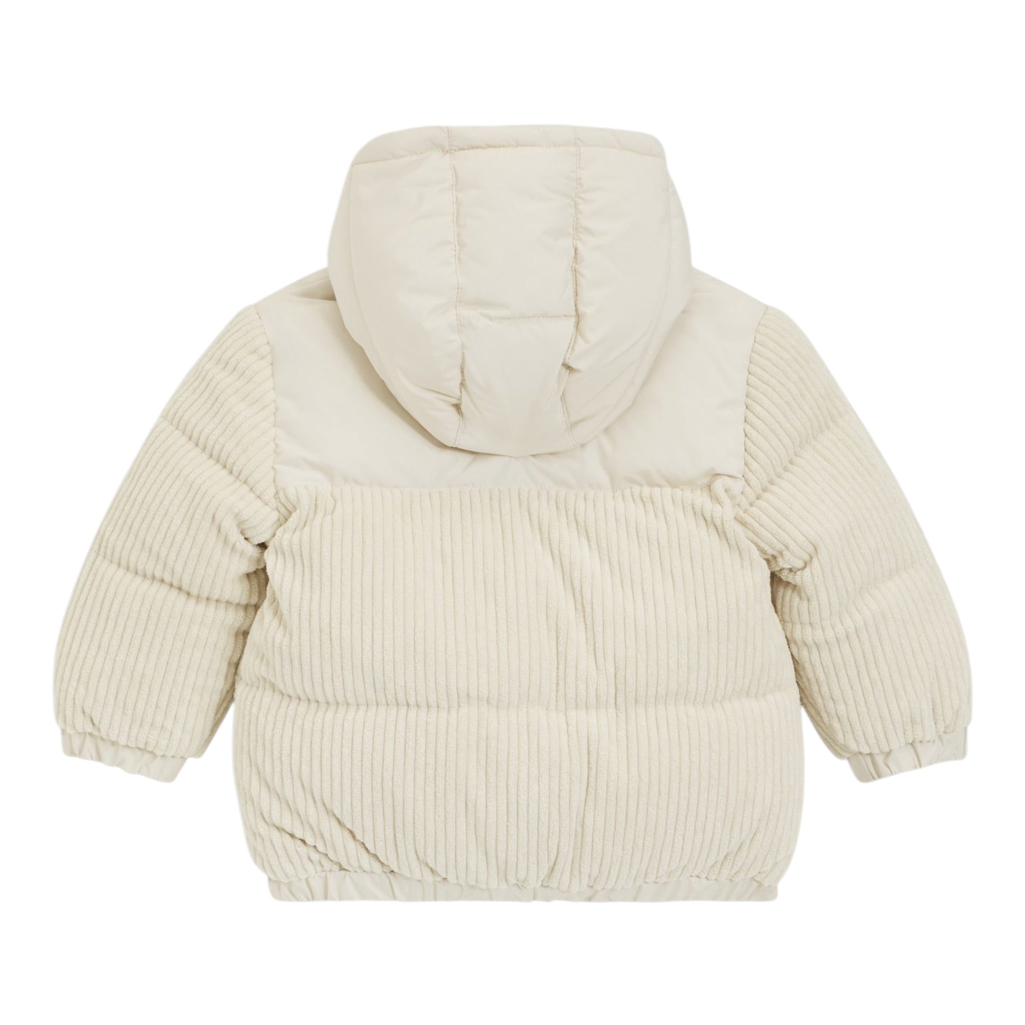 Boss Giubbino tinta unita con Zip E Cappuccio Beige per Bambino J52478J BEIGE BOSS 