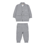 Boss Completo 2Pz Felpa-Pantalone Grigio per Bambino J52482 GRIGIO BOSS 
