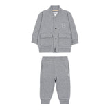 Boss Completo 2Pz Felpa-Pantalone Grigio per Bambino J52482 GRIGIO BOSS 