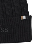 Boss Cappello tinta unita con Logo Nero per Neonato J52624 NERO BOSS 