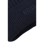 Boss Cappello tinta unita con Logo Blu per Neonato J52650 BLU BOSS 