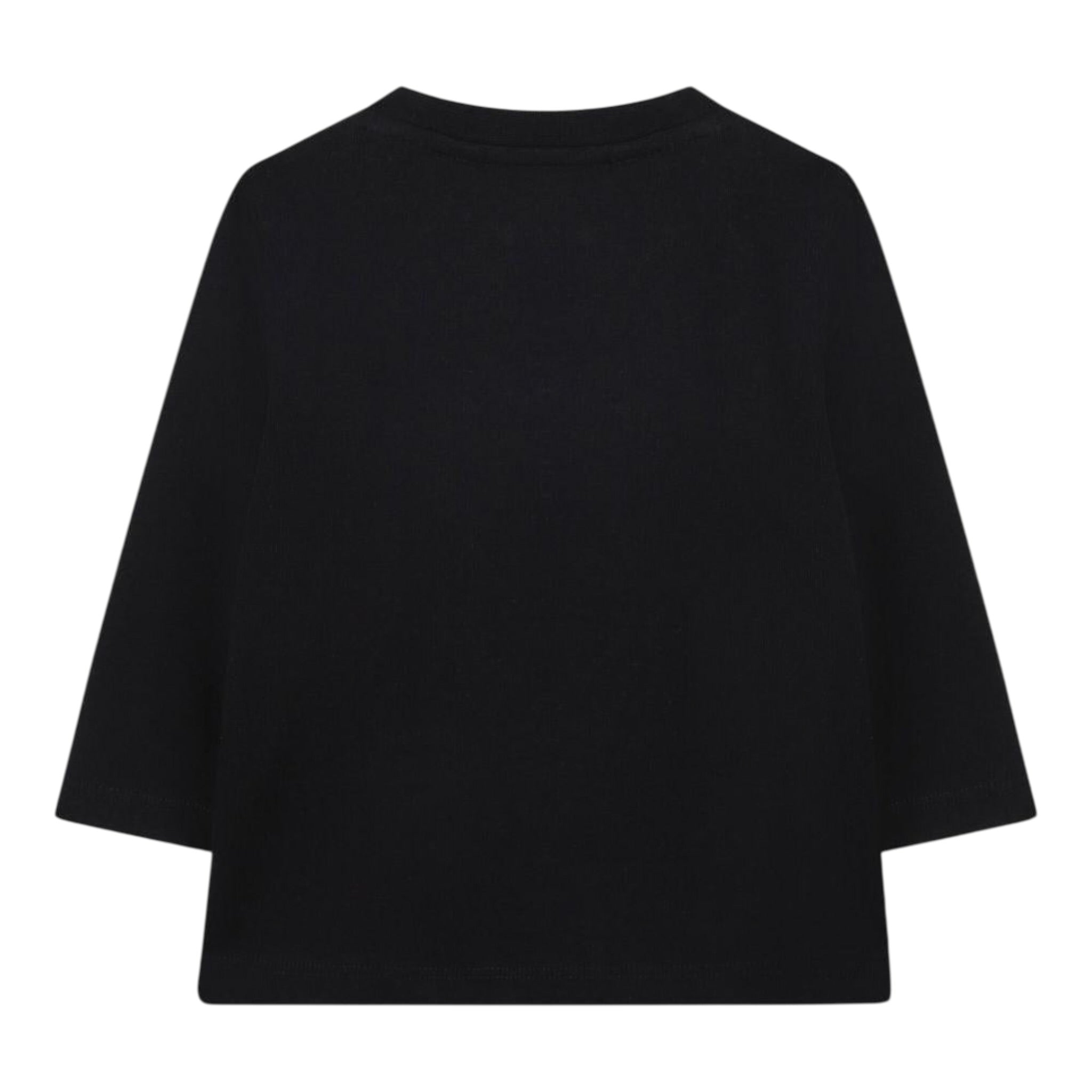 Boss Shirt tinta unita con Logo Nero per Neonato J52715 NERO BOSS 
