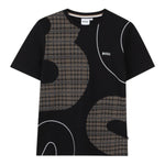 Boss T-Shirt Girocollo tinta unita con Stampa Nero per Bambino J52724 NERO BOSS 