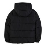 Boss Giubbino tinta unita con Zip E Cappuccio Nero per Bambino JF2396 NERO BOSS 