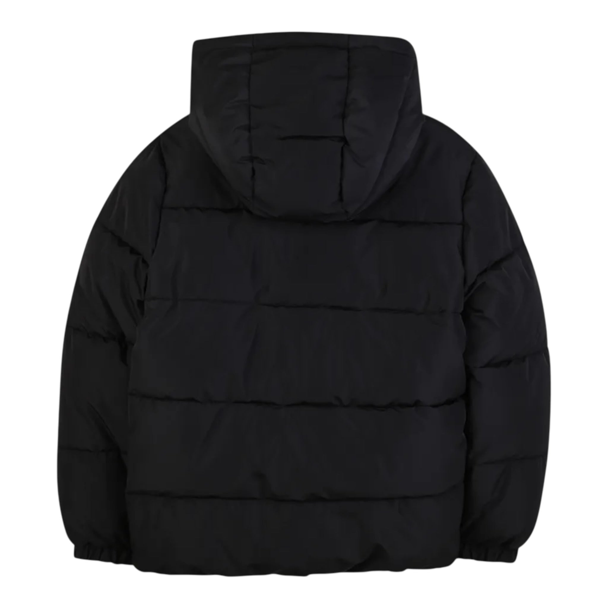 Boss Giubbino tinta unita con Zip E Cappuccio Nero per Bambino JF2396 NERO BOSS 