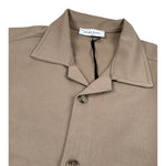 Brian Rush Camicia Manica Lunga tinta unita Beige per Bambino 34042 BEIGE BRIAN RUSH 