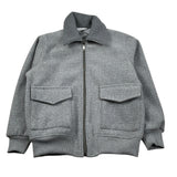 Brian Rush Giubbino tinta unita con Zip Grigio per Bambino VN746 GRIGIO BRIAN RUSH 