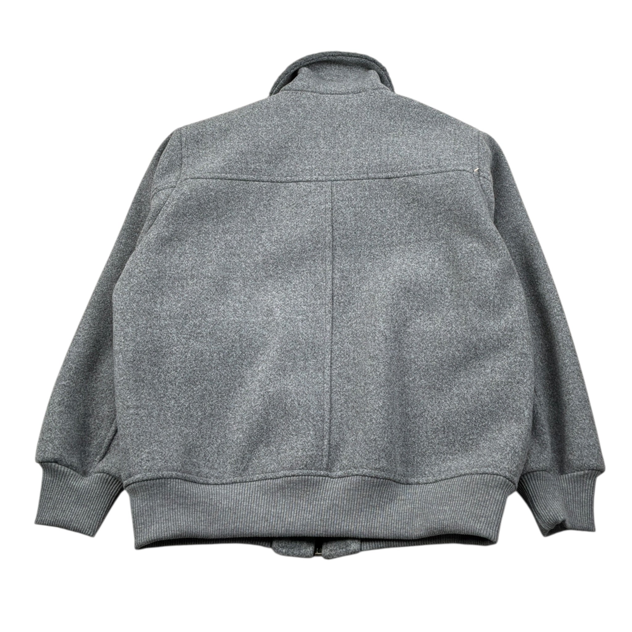 Brian Rush Giubbino tinta unita con Zip Grigio per Bambino VN746 GRIGIO BRIAN RUSH 