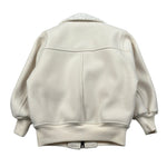 Brian Rush Giubbino tinta unita con Zip Panna per Neonato VN746N PANNA BRIAN RUSH 