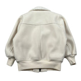 Brian Rush Giubbino tinta unita con Zip Panna per Neonato VN746N PANNA BRIAN RUSH 