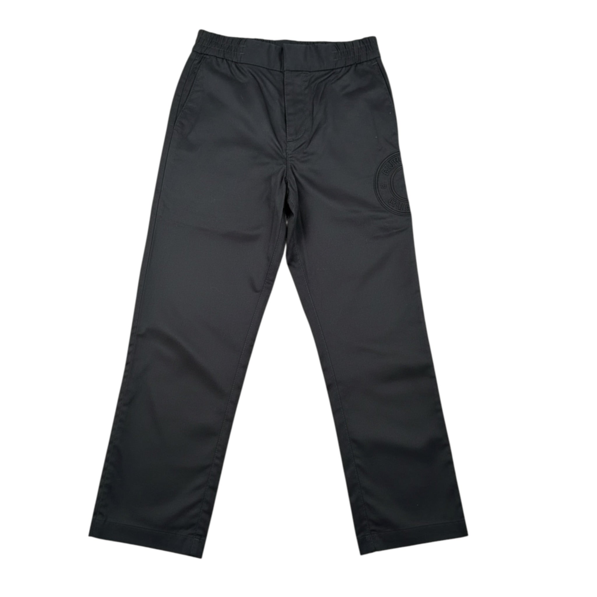 Burberry Pantalone tinta unita con Elastico In Vita Nero per Bambino 8063418 NERO BURBERRY 
