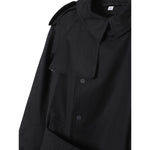Burberry Cappotto Modello Trench tinta unita Nero per Bambina 8089195 NERO BURBERRY 