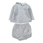 Calamaro Completo 2 Pezzi Shirt-Culotte Azzurro per Neonato 11173X AZZURRO CALAMARO 