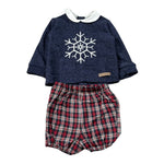 Calamaro Completo 2 Pezzi Maglia-Culotte Blu per Neonato 11240 BLU CALAMARO 