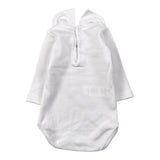 Calamaro Body tinta unita con Colletto Bianco per Bambina 190900J BIANCO CALAMARO 