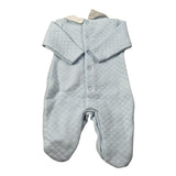 Calamaro Tutina Manica Lunga Tint Unita Azzurro per Neonato 33033 AZZURRO CALAMARO 