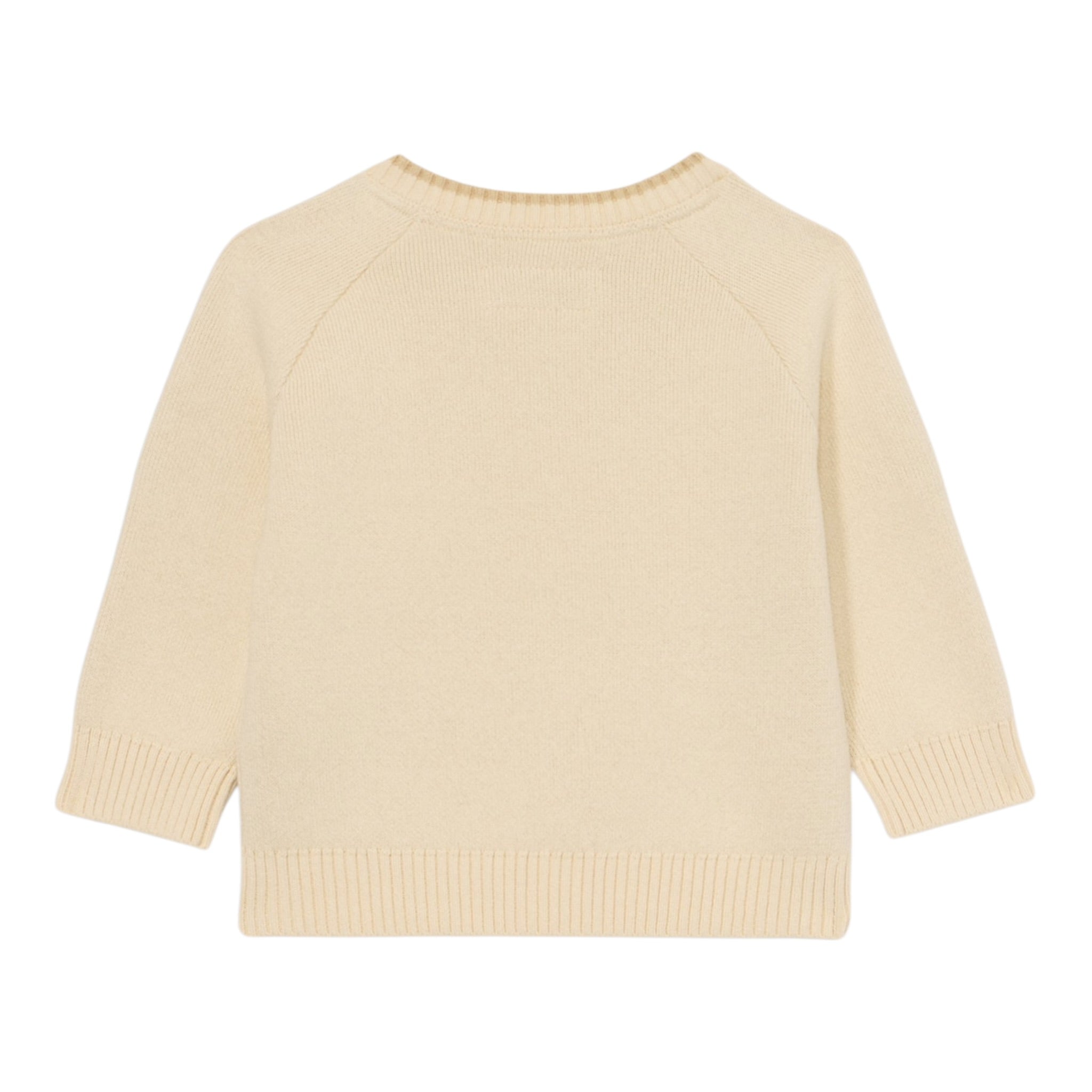 Calvin Klein Maglia tinta unita con Logo Beige per Neonato 00205 BEIGE CALVIN KLEIN 