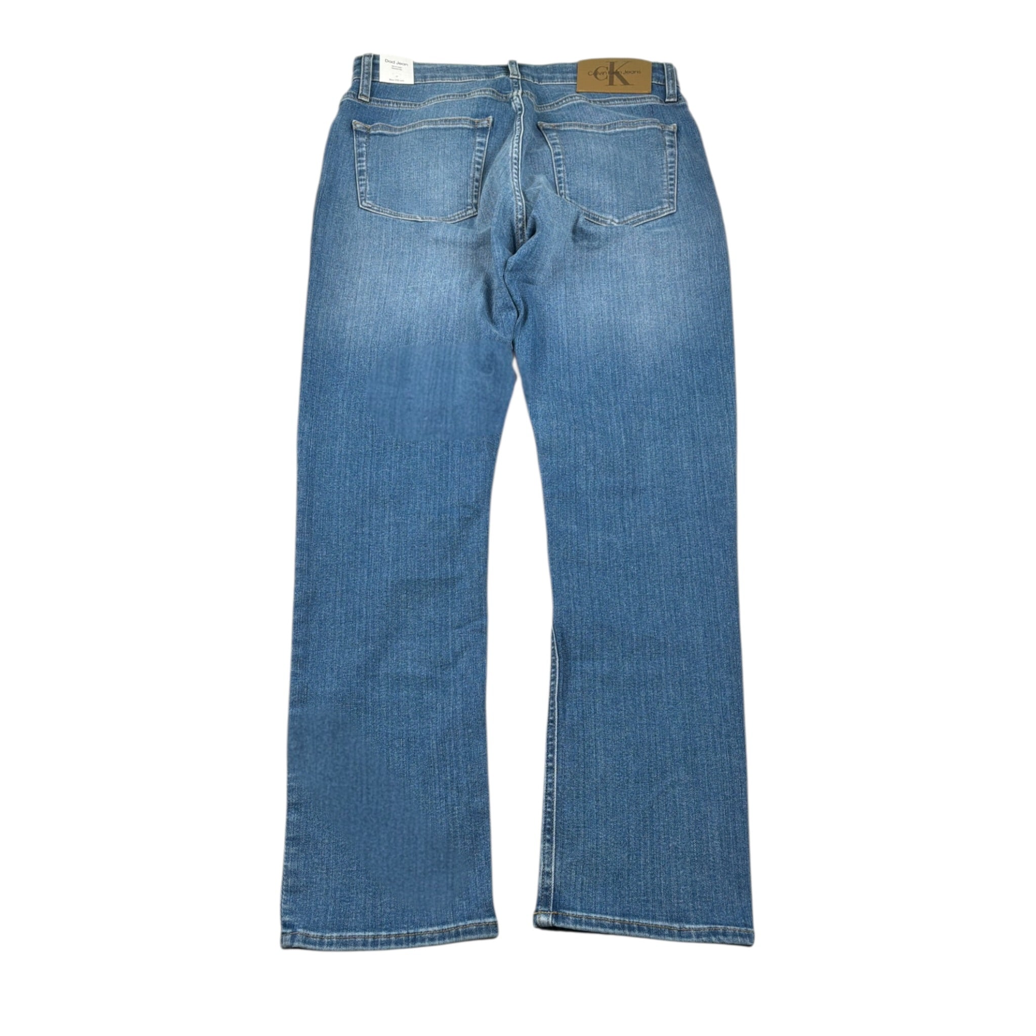 Calvin Klein Jeans tinta unita con Girovita Regolabile Azzurro per Bambina 02306 AZZURRO CALVIN KLEIN 