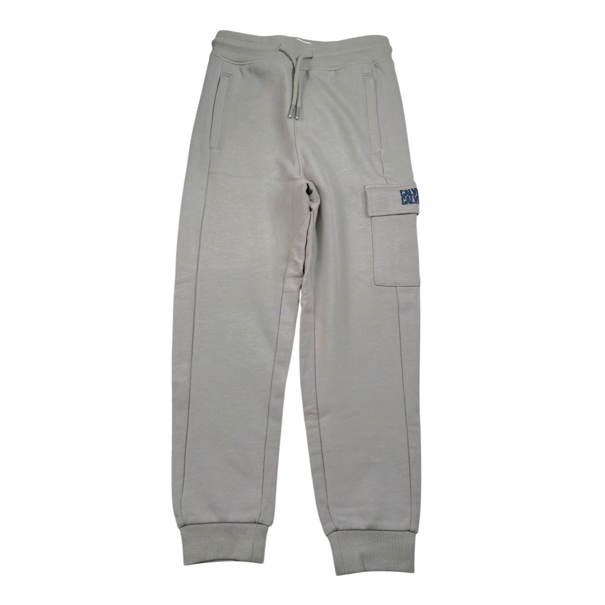 Calvin Klein Pantalone Modello Tuta tinta unita con Logo Grigio per Bambino 02522 GRIGIO CALVIN KLEIN 