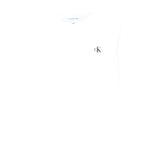 Calvin Klein Shirt Girocollo tinta unita con Stampa Bianco per Bambino IB02255 BIANCO CALVIN KLEIN 
