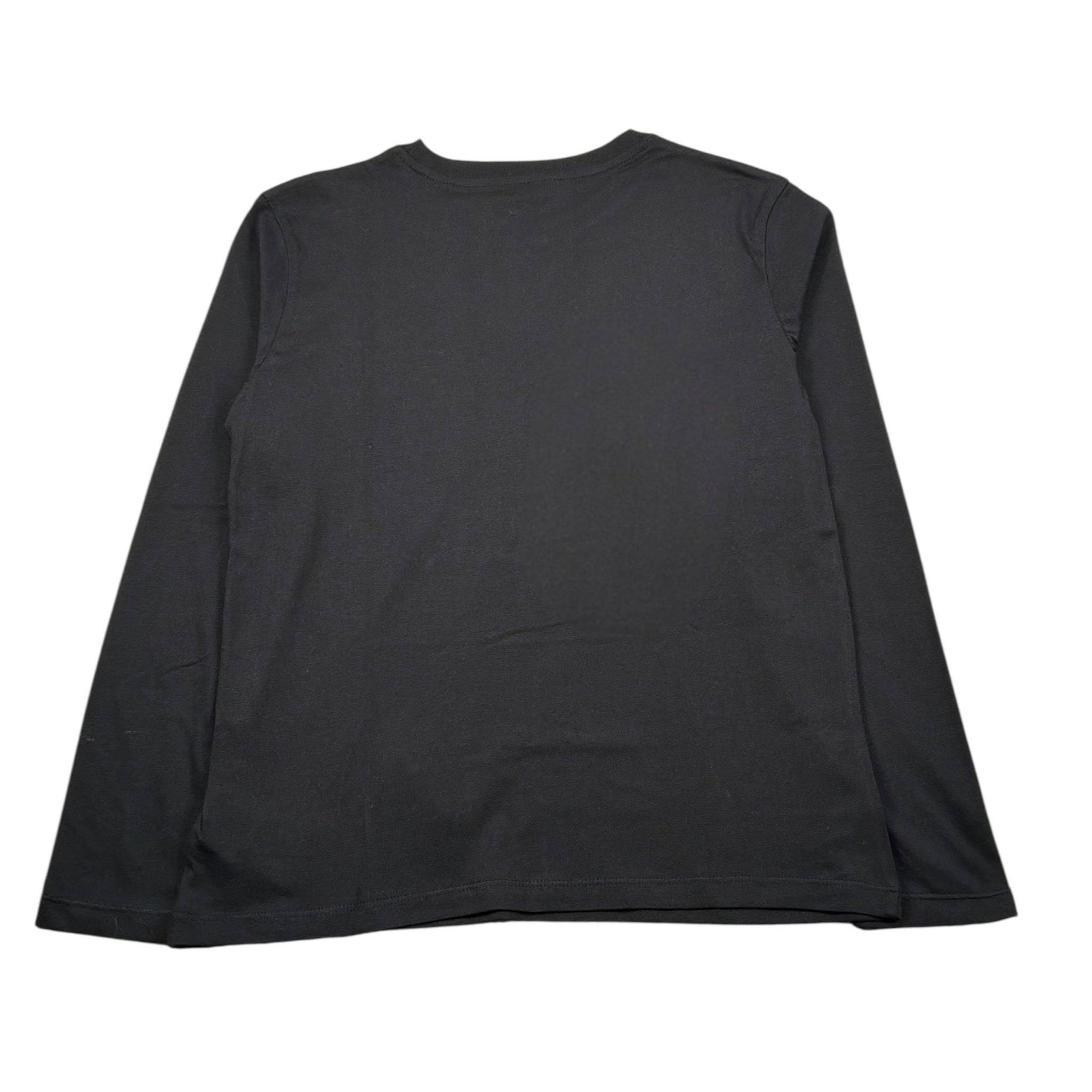 Calvin Klein Shirt Girocollo tinta unita con Stampa Nero per Bambino IB02255 NERO CALVIN KLEIN 