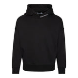 Calvin Klein Felpa tinta unita con Cappuccio E Logo Nero per Bambina IB0IB02038 NERO CALVIN KLEIN 