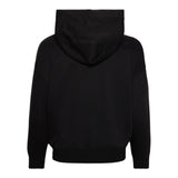 Calvin Klein Felpa tinta unita con Cappuccio E Logo Nero per Bambina IB0IB02038 NERO CALVIN KLEIN 