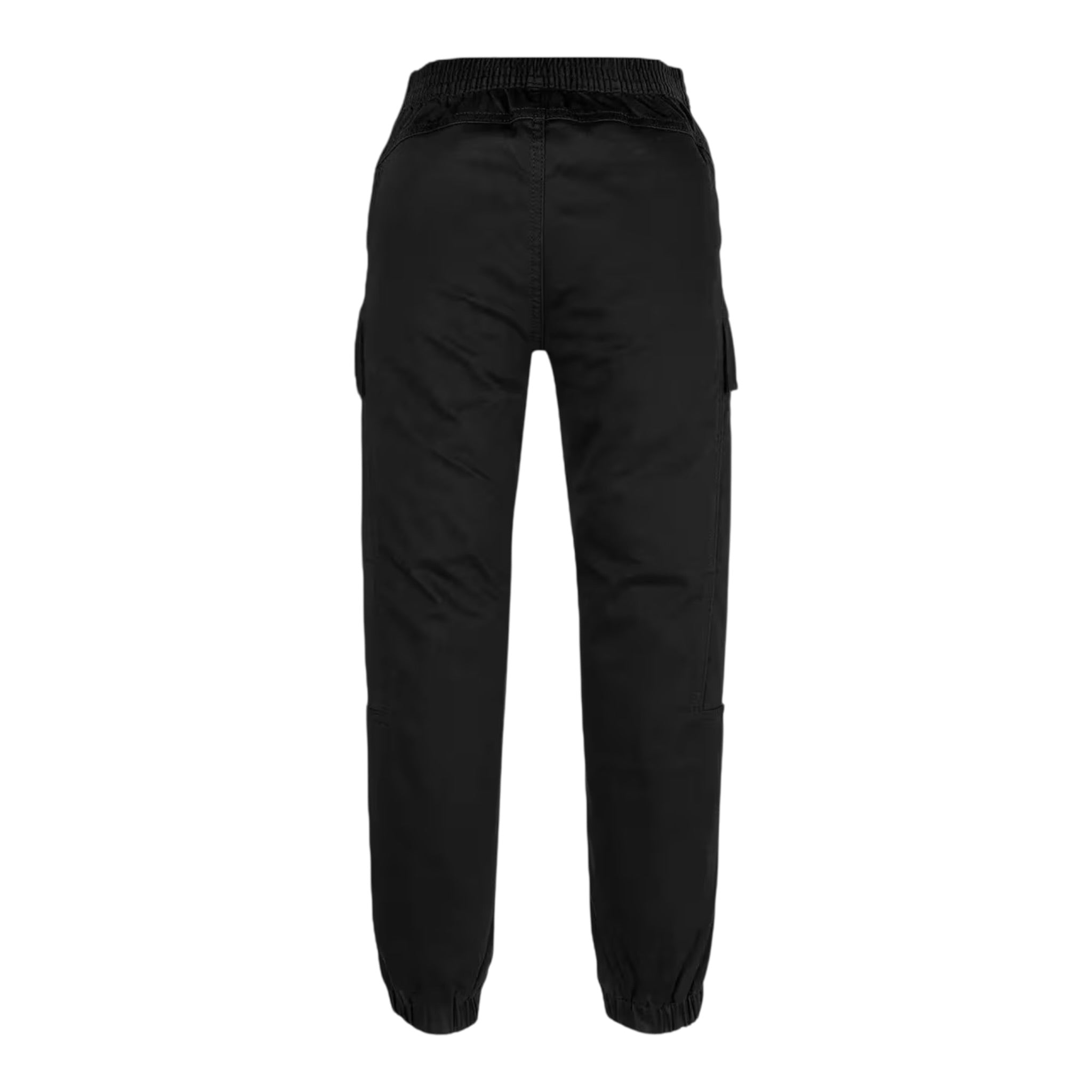 Calvin Klein Pantalone tinta unita con Logo Nero per Bambino IB0IB02270XX NERO CALVIN KLEIN 