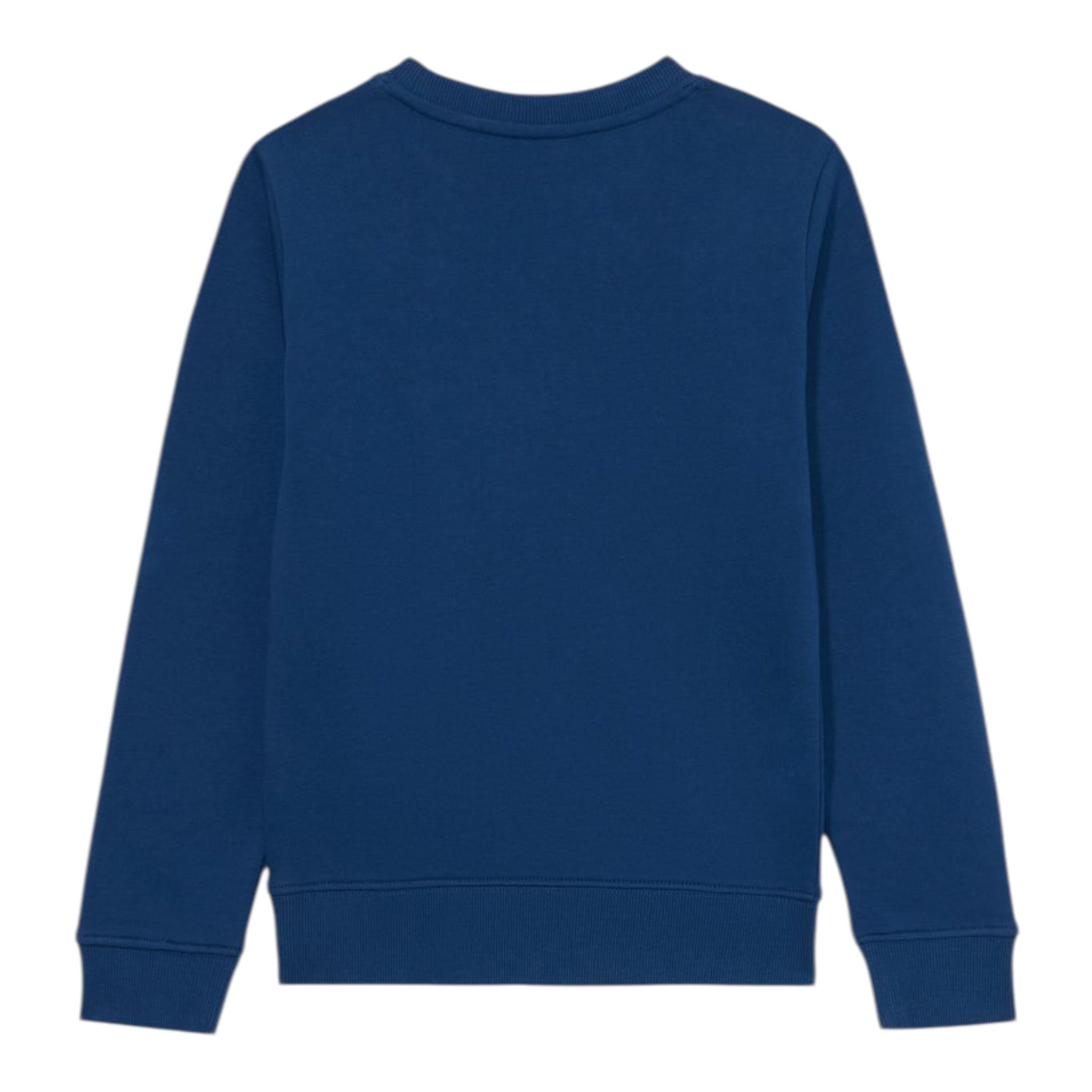 Calvin Klein Felpa Chiusa Girocollo tinta unita con Stampa Blu per Bambino IB0IB0257K BLU CALVIN KLEIN 