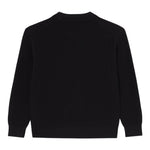 Calvin Klein Maglia Girocollo tinta unita con Logo Nero per Bambino IB0IB02598X NERO CALVIN KLEIN 