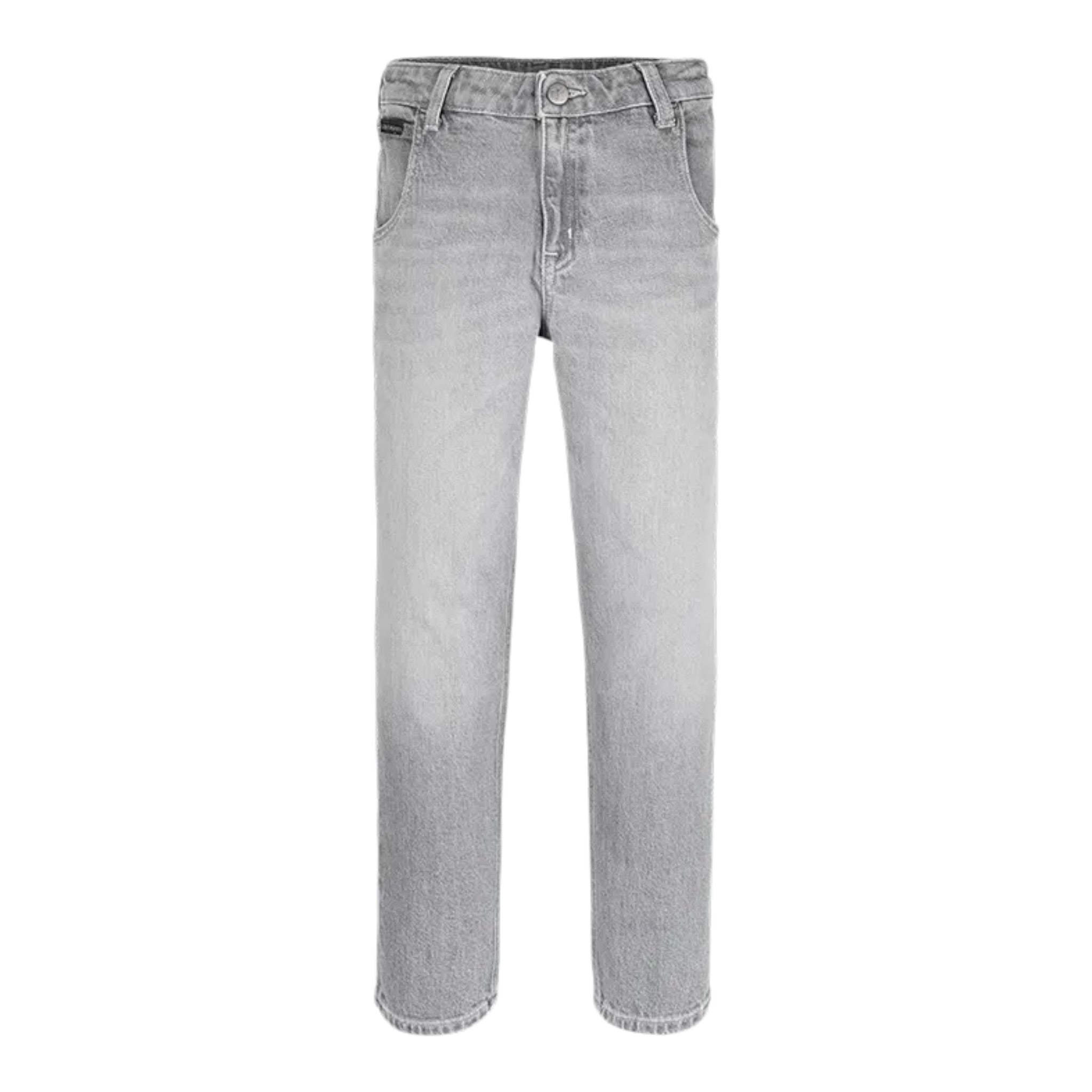 Calvin Klein Jeans tinta unita con Girovita Regolabile Grigio per Bambino IG0IG02062 GRIGIO CALVIN KLEIN 